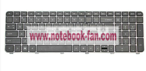 HP DV7-6B01XX A2R39AS BLACK US KEYBOARD WITH FRAME - Click Image to Close